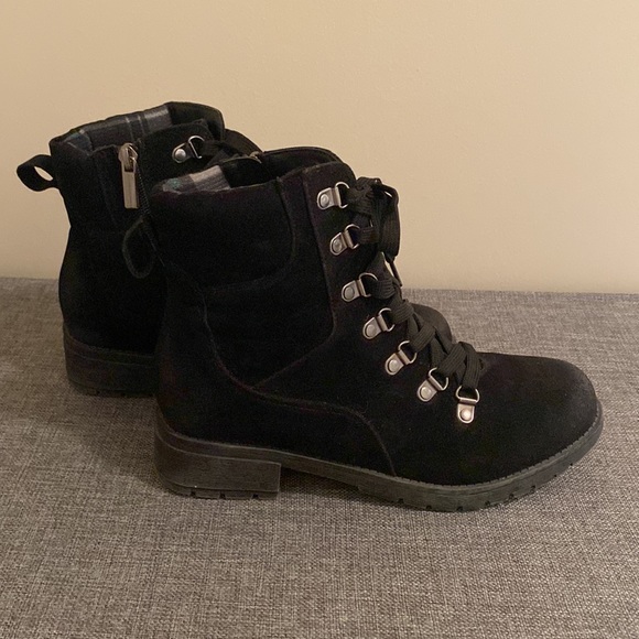 Black Combat Boots - Picture 4 of 6